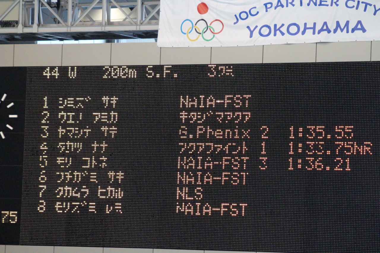 2018フィンスイミング日本選手権AQUA FinD3日目2