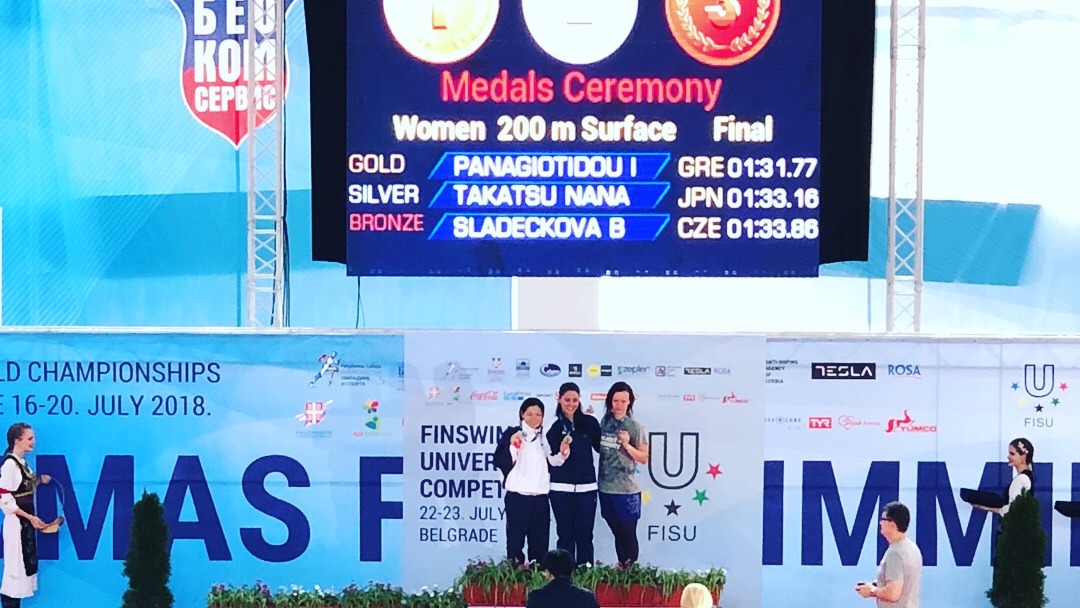 【速報：1日目】日本チーム結果一覧（2018フィンスイミング世界学生選手権セルビア大会）