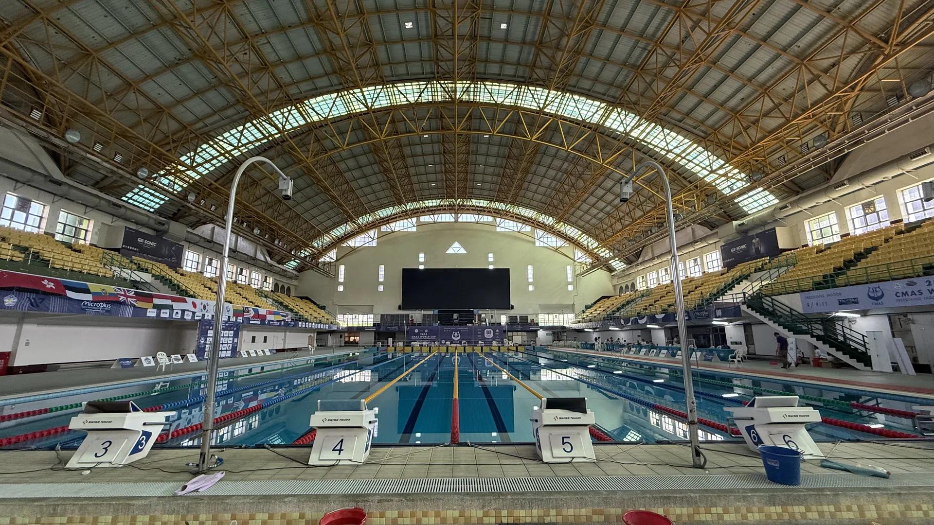 2025CMASフィンスイミングワールドカップ台湾・高雄大会会場に様子